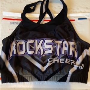 Varsity cheer rockstar cheer sports bra